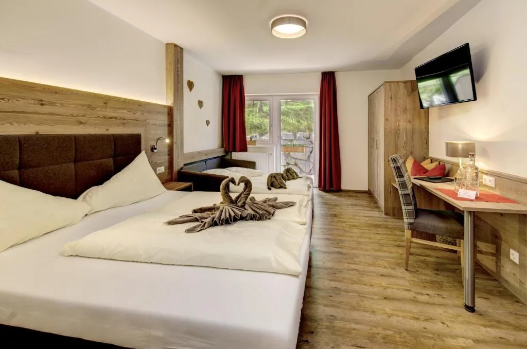 Tweepersoonskamer in Berghotel Jaga Alm